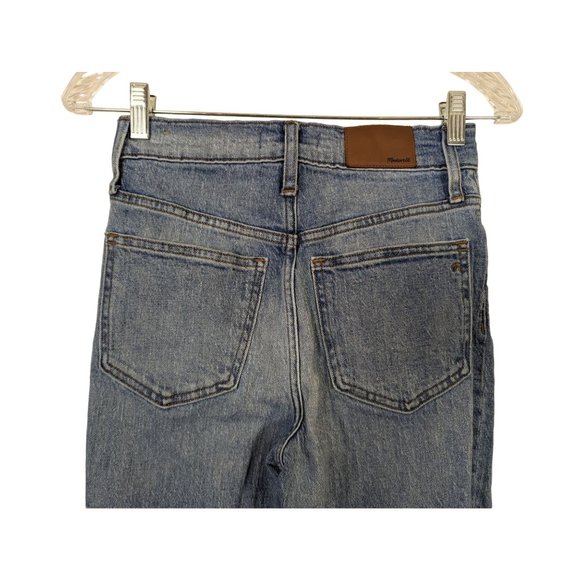 Madewell The Perfect Vintage Crop Jean high rise raw hem size 25‎ - Picture 4 of 9